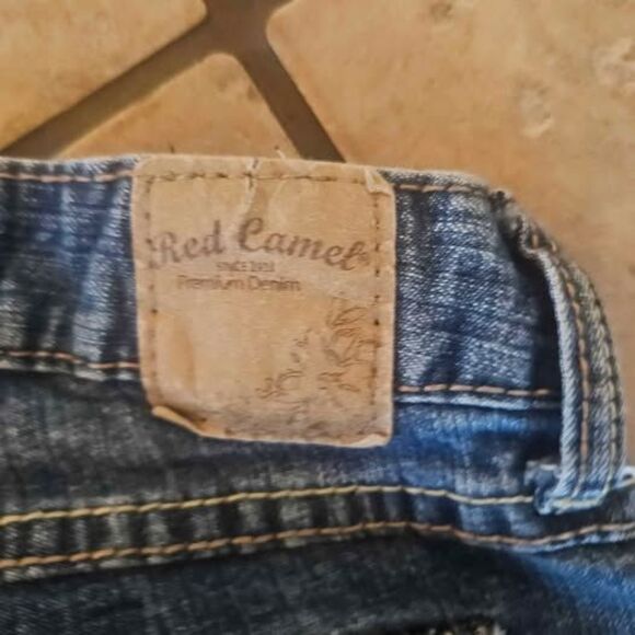 Red Camel Size 1 Women's Denim Blue Jeans Boot Cut - Picture 3 of 4
